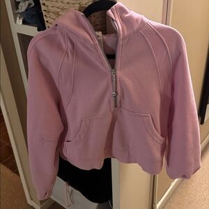 lululemon scuba Pink Hoodie Jacket